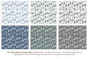 Dog Toile de Jouy Pattern, a Background Graphic by Hughes Studio (Thumbnail 2 of 8)