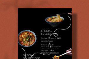 Menu design
