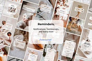 Reminders Canva Templates BUNDLE, a Social Media Template by ilonitta (Thumbnail 3 of 14)