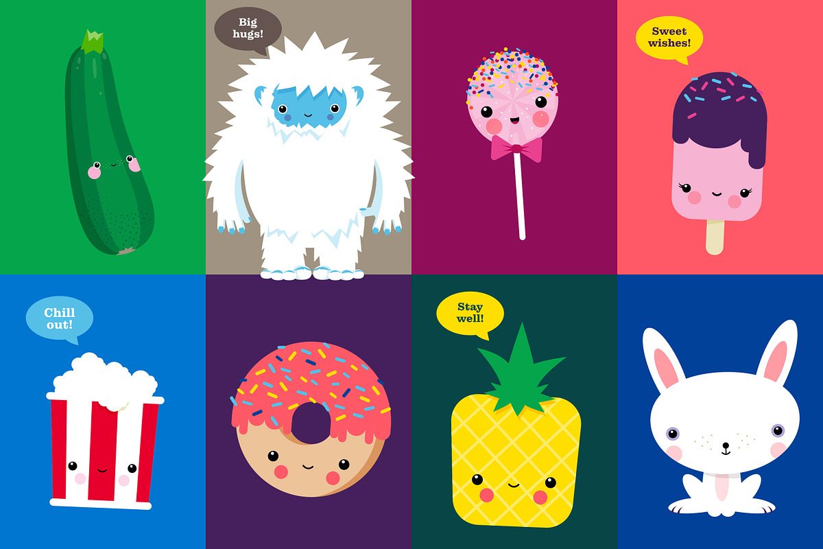 Cute Kawaii Illustrations, an Animal Illustration by Pia Kolle (Photo 4 of 4)