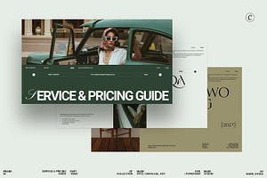 Service & Pricing Guide Canva, a Presentation Template by Work_Stock