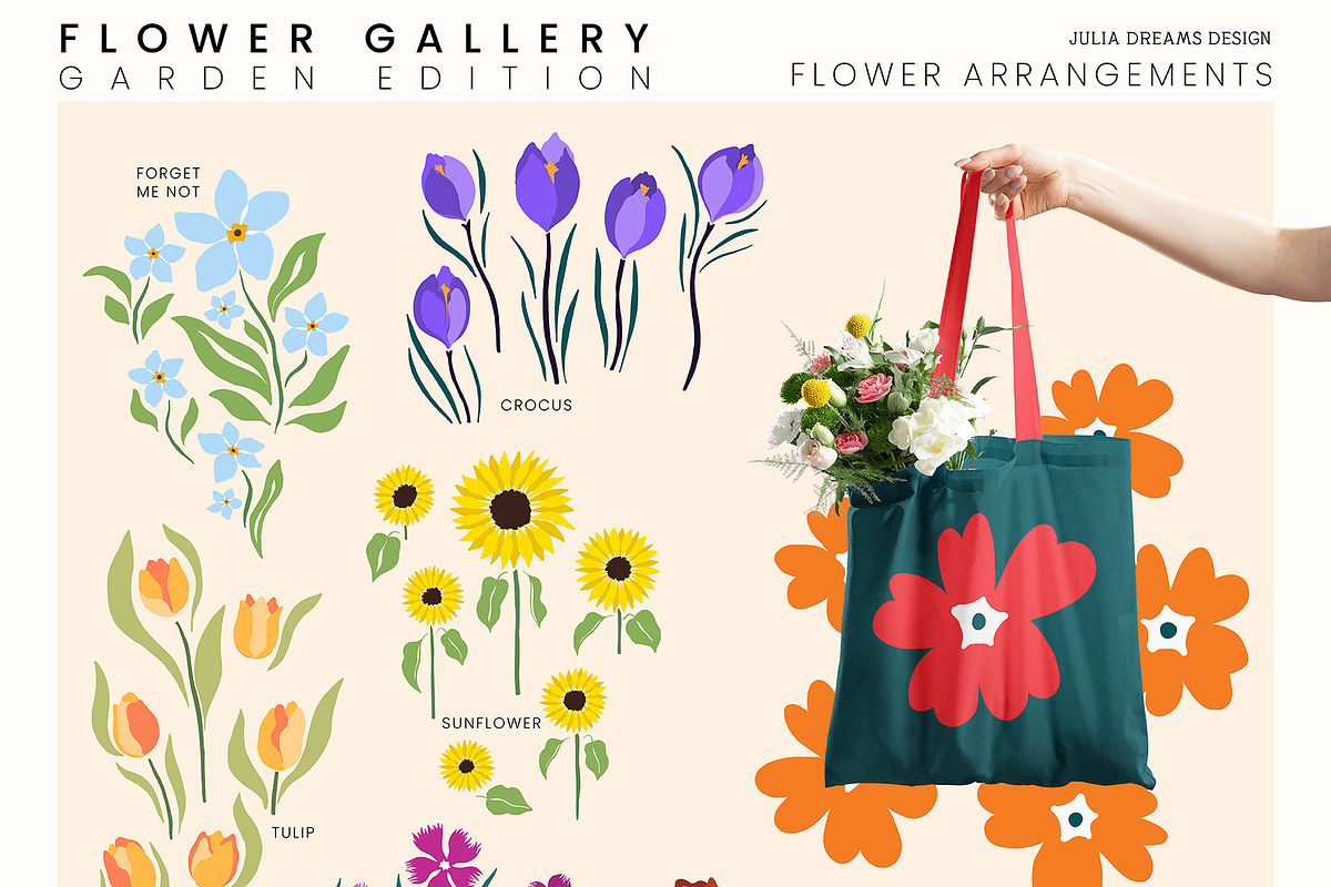 Flower Gallery Garden Edition, a Texture Illustration by Julia Dreams (Photo 9 of 10)