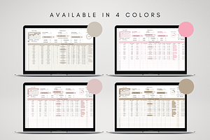 Editable Inventory Planner Excel