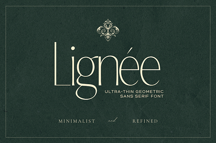 Lignée – High Fashion Sans Serif