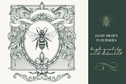Calligraphic set of vintage flourish, an Object Illustration by FleurArt (Thumbnail 5 of 12)