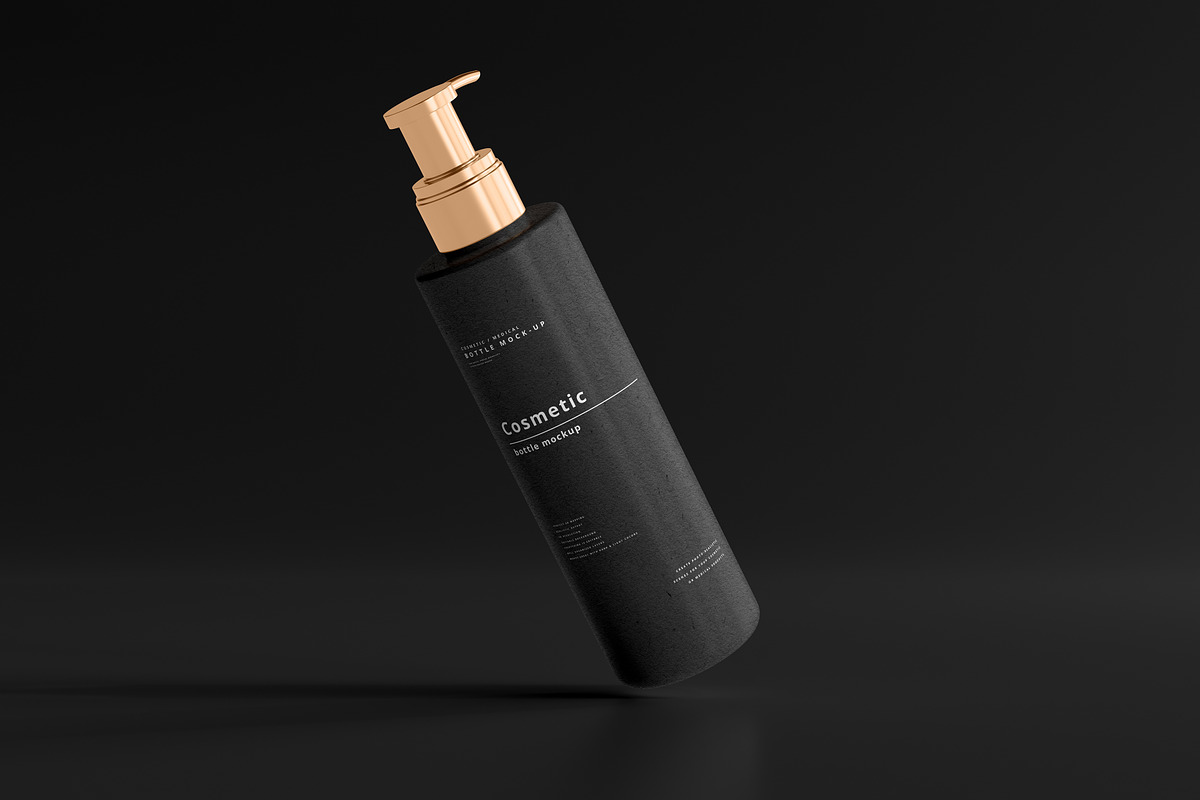 Dark Cosmetic Branding Mockups, a Cups & Container Mockup by pmvch (Photo 43 of 86)