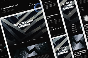 Bangun - Architecture Landing Page