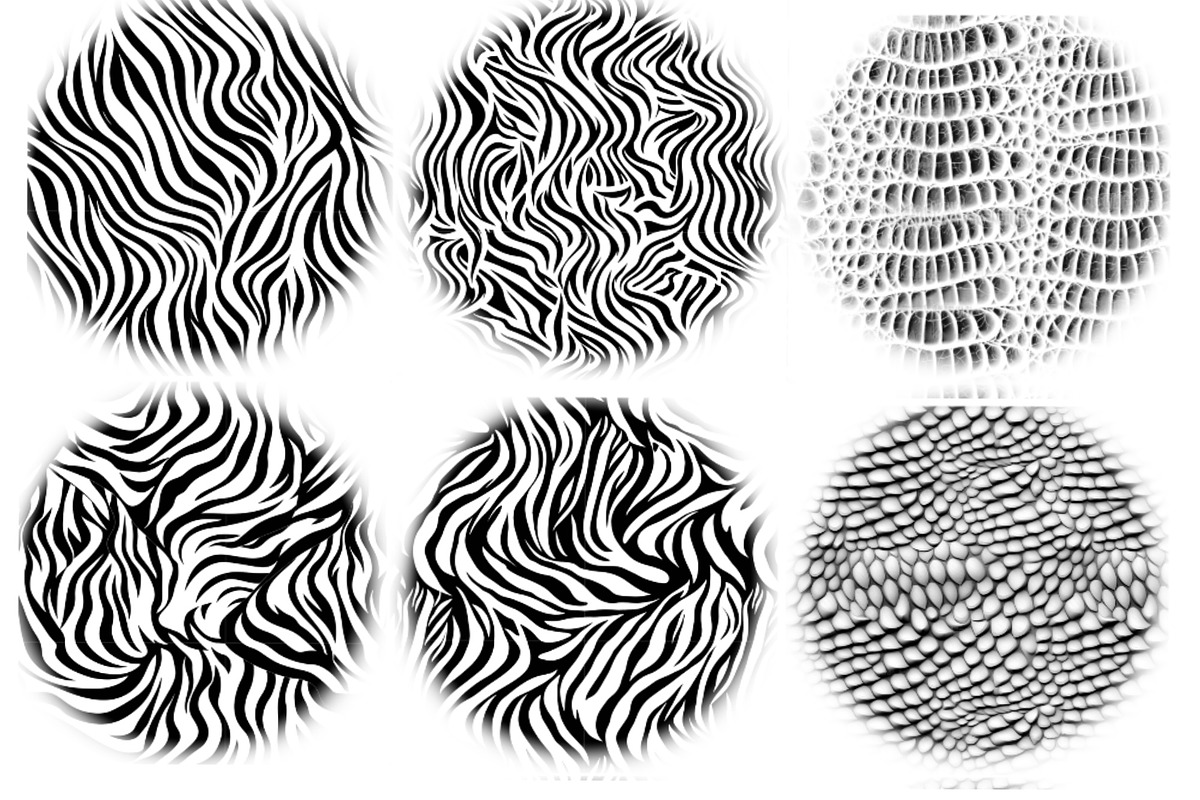 Animal print Procreate 100 brush set, a Brush Add-On by Elenbushe (Photo 7 of 7)