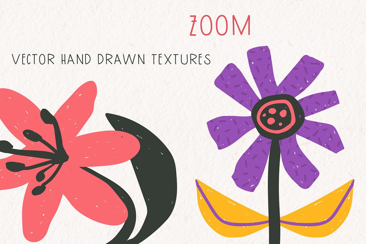 DOPAMINE BLOOMS - vector florals kit, a Decorative Illustration by My Space Garden (Photo 14 of 17)