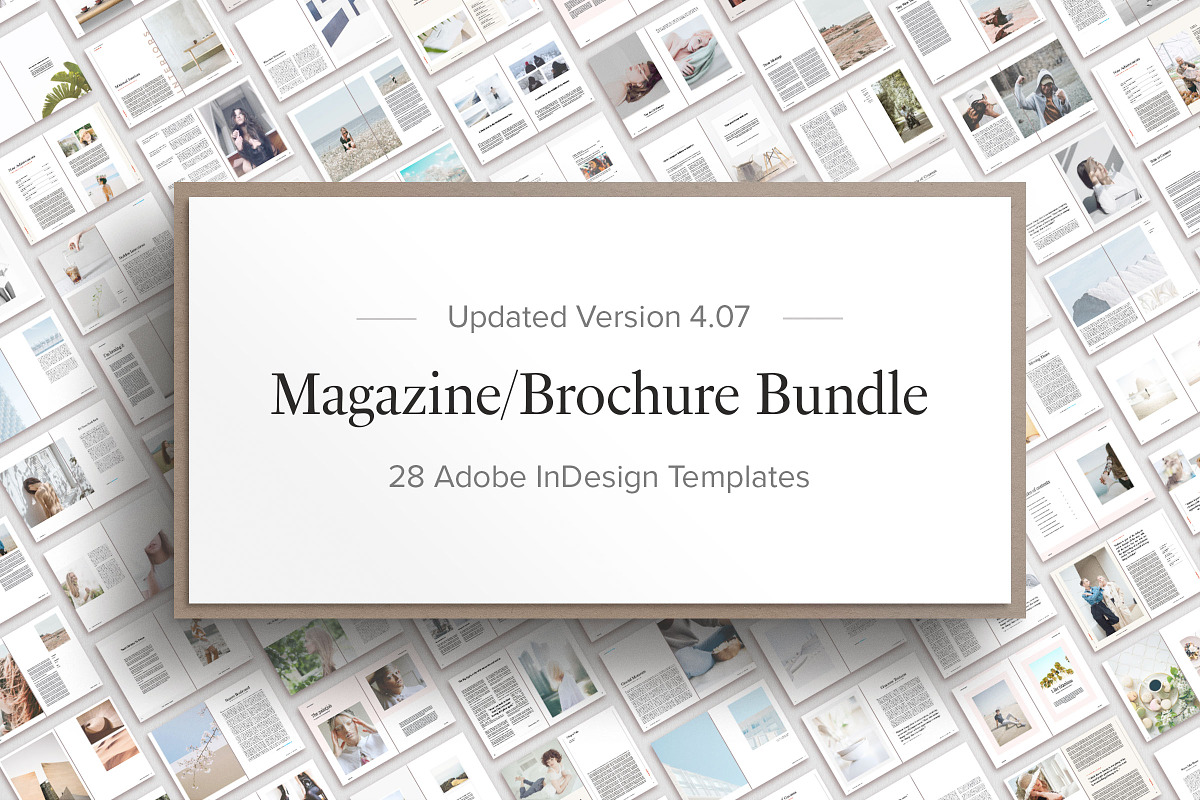 Magazine & Brochure Bundle, a Magazine Template by Ruben Stom (Photo 1 of 39)