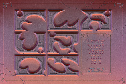 JWV - FLAUROS - Psych display font