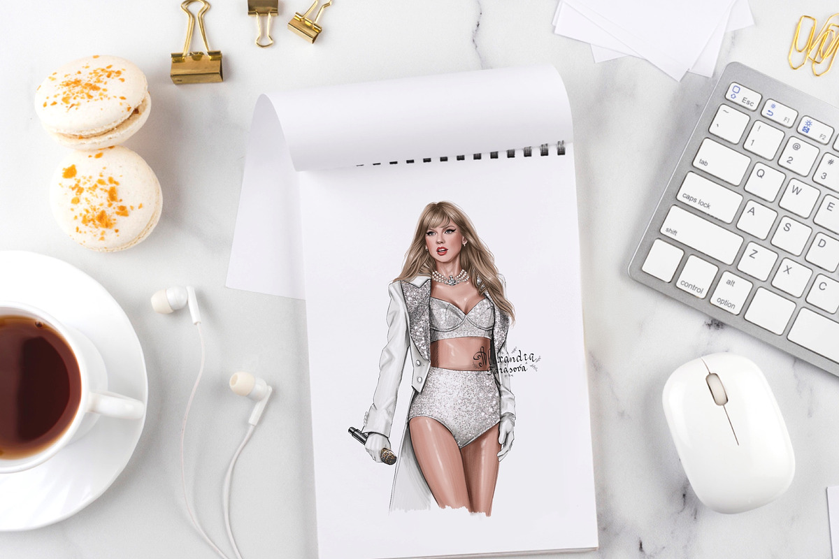 Taylor Swift Illustration, a Person Illustration by BigArtLab (Photo 2 of 3)