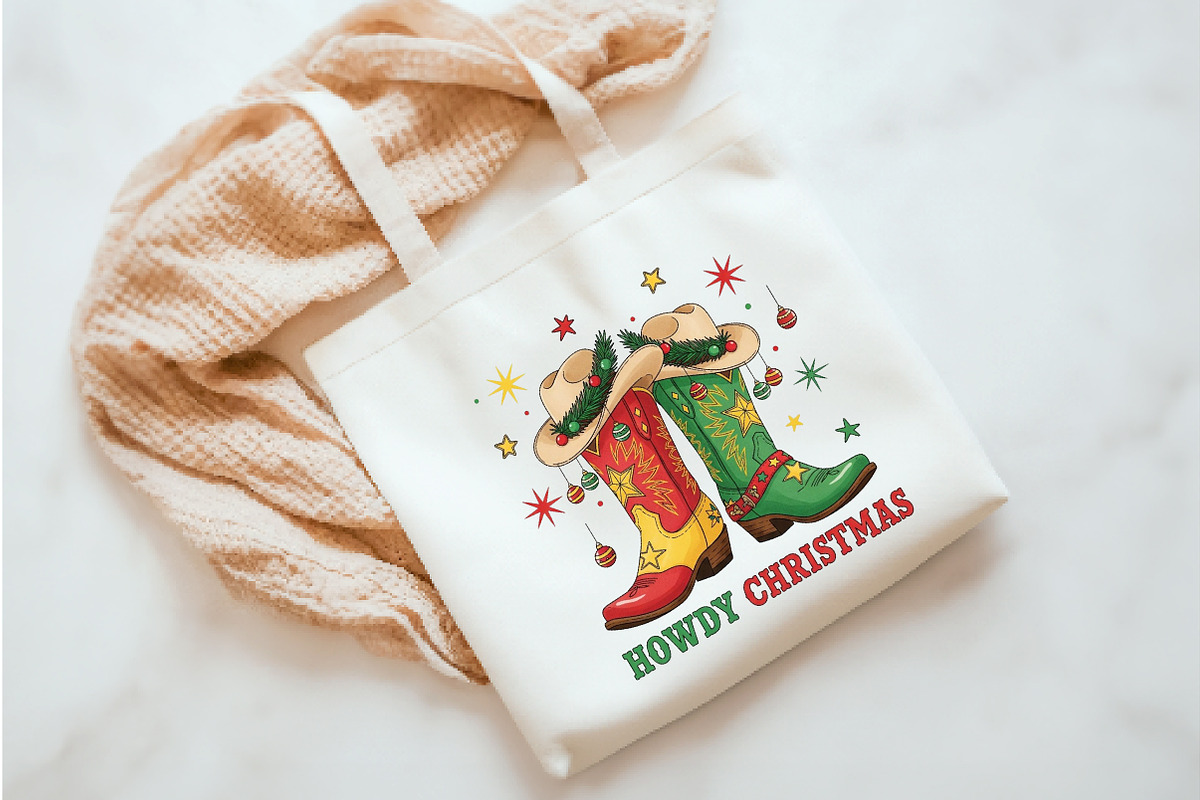 Howdy Christmas Png, an Illustration by Watercolor design (Photo 4 of 6)