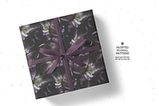 Dark Painted Floral Wallpaper, a Wallpaper Graphic by Webvilla Studio (Thumbnail 6 of 7)