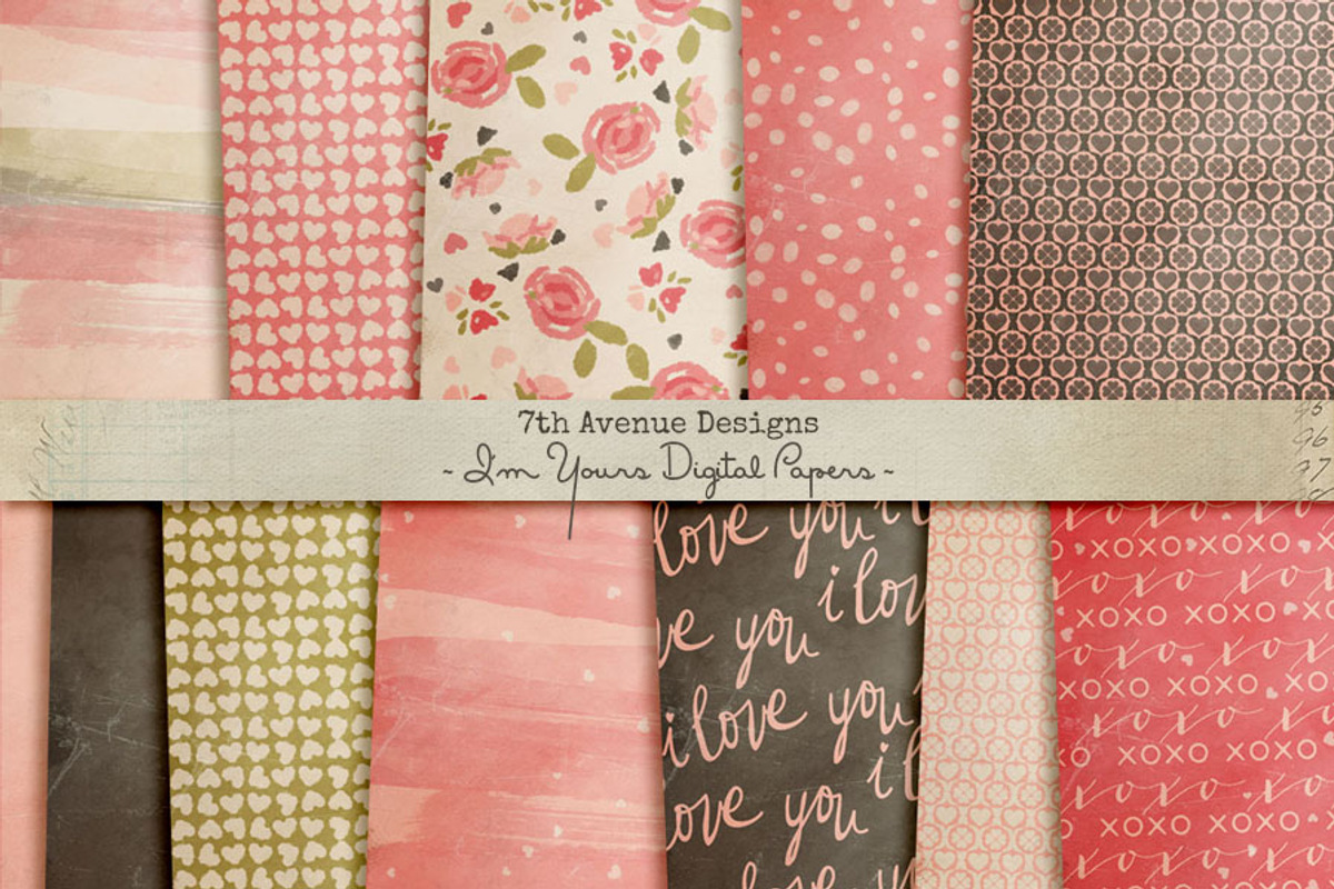 I'm Yours Digital Papers
