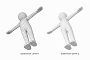 Stickman in T-Pose Prepared for Rig, a Characters & Person 3D Model by VK Studio (Thumbnail 5 of 7)