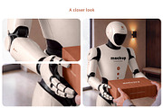 AI Humanoid Robot Branding Mockup, an Android Mockup by Country4k (Thumbnail 4 of 4)