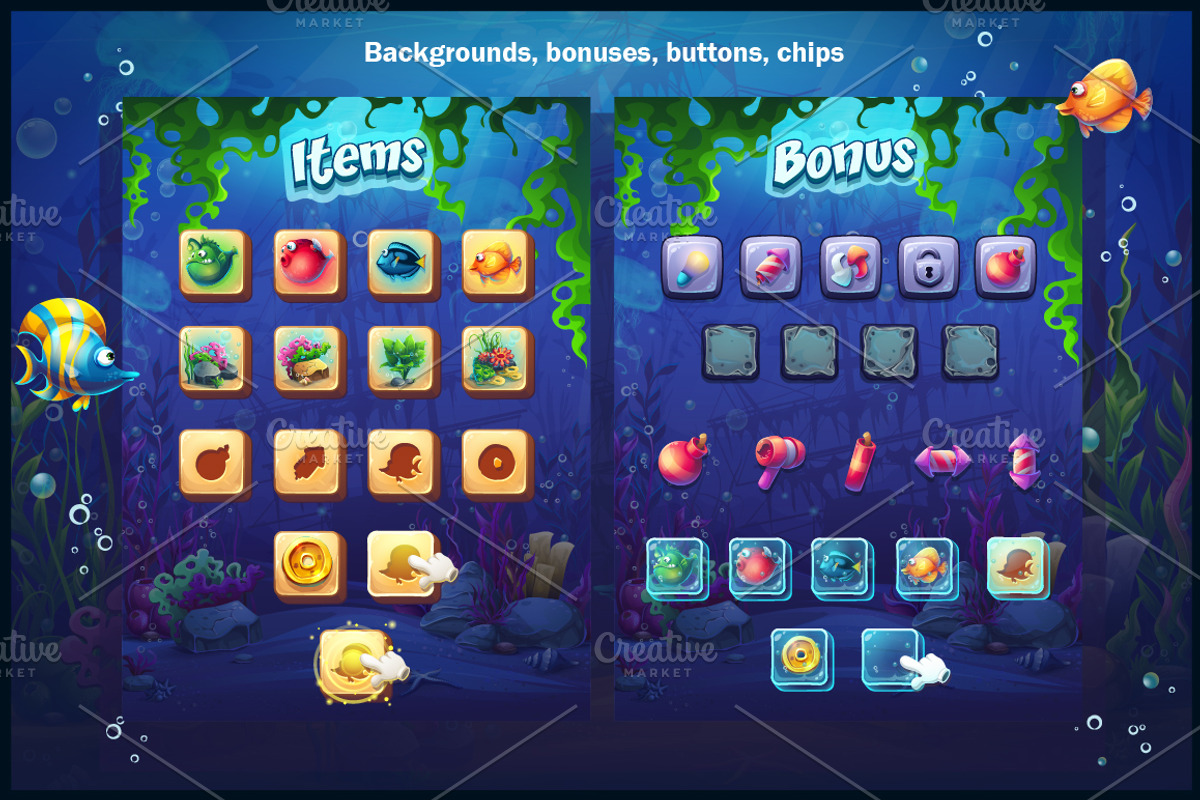 Fish world mach 3 for tablets, an Animal Illustration by Nearbirds (Photo 7 of 9)