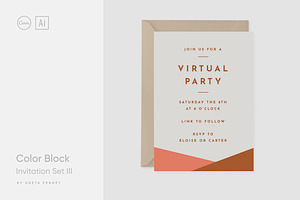 Canva + AI Invitation Set III