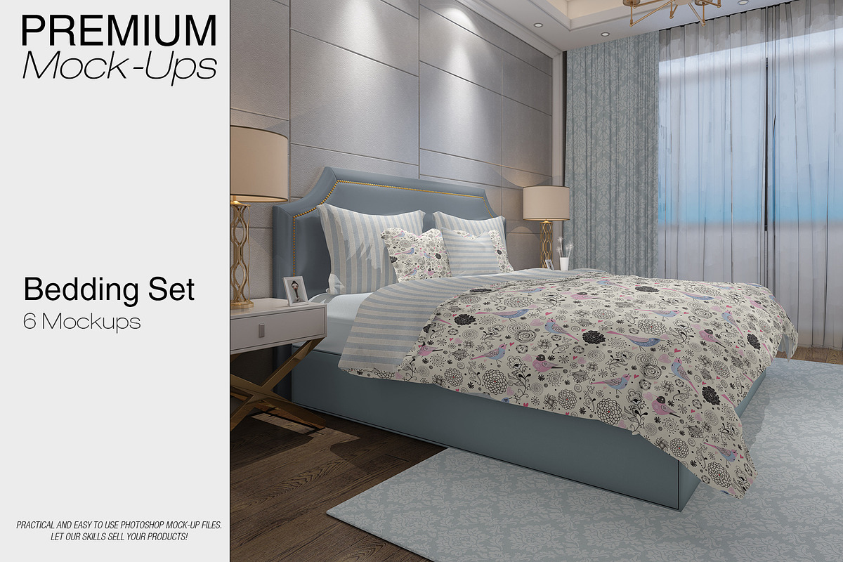 Bed Linens Bundle - 30 Mockups, an Apparel Mockup by mock-ups (Photo 29 of 35)