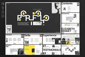 Portfolio Presentation Template, a Presentation Template by E-Type