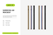 Samsung A8 PSD Mockup, an Android Mockup by Green Art (Thumbnail 6 of 6)