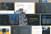 Construction Presentation Template, a Presentation Template by BrandPacks (Thumbnail 1 of 7)
