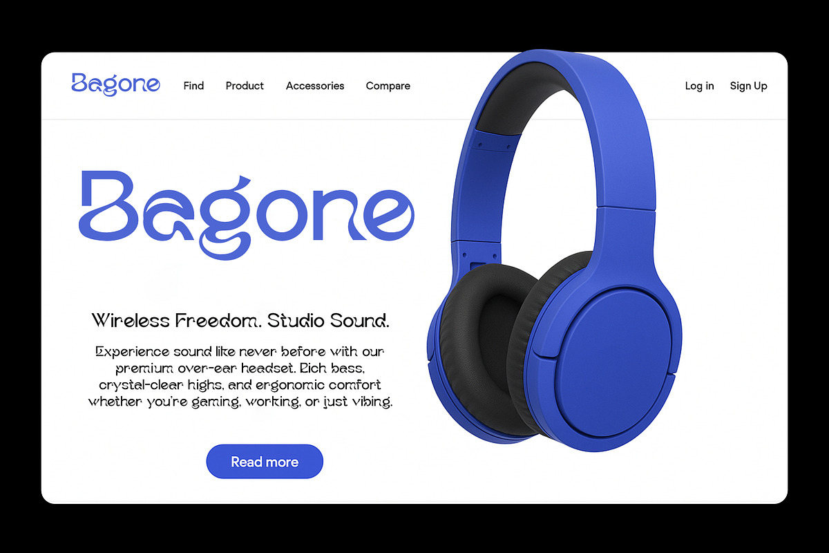 Kanbe - Stylish Sans Serif Font, a Font by Sealoung (Photo 5 of 10)