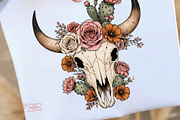 Western Gothic Cowboy Halloween, a Seasonal Illustration by Tanya Kart (Thumbnail 2 of 10)