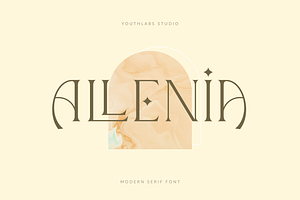 Allenia Serif - Modern Font