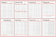 2026 Budget & Expense Tracker Canva, a Stationery Template by Mustafiz (Thumbnail 6 of 9)