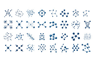 Scientific molecules atomic, an Illustration by Onyx