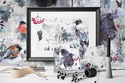 Winter fall bundle. all in 1, an Animal Illustration by Alisa Mikibith Art (Thumbnail 20 of 30)