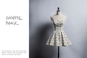 Women's Strapless Mini Dress Mockups, a Product Mockup by mock-ups (Thumbnail 7 of 17)