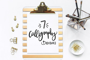 7 Procreate Calligraphy Brushes