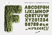Green Grass or Fur Typo Creator, a Sans Serif Font by TVartworks (Thumbnail 9 of 14)