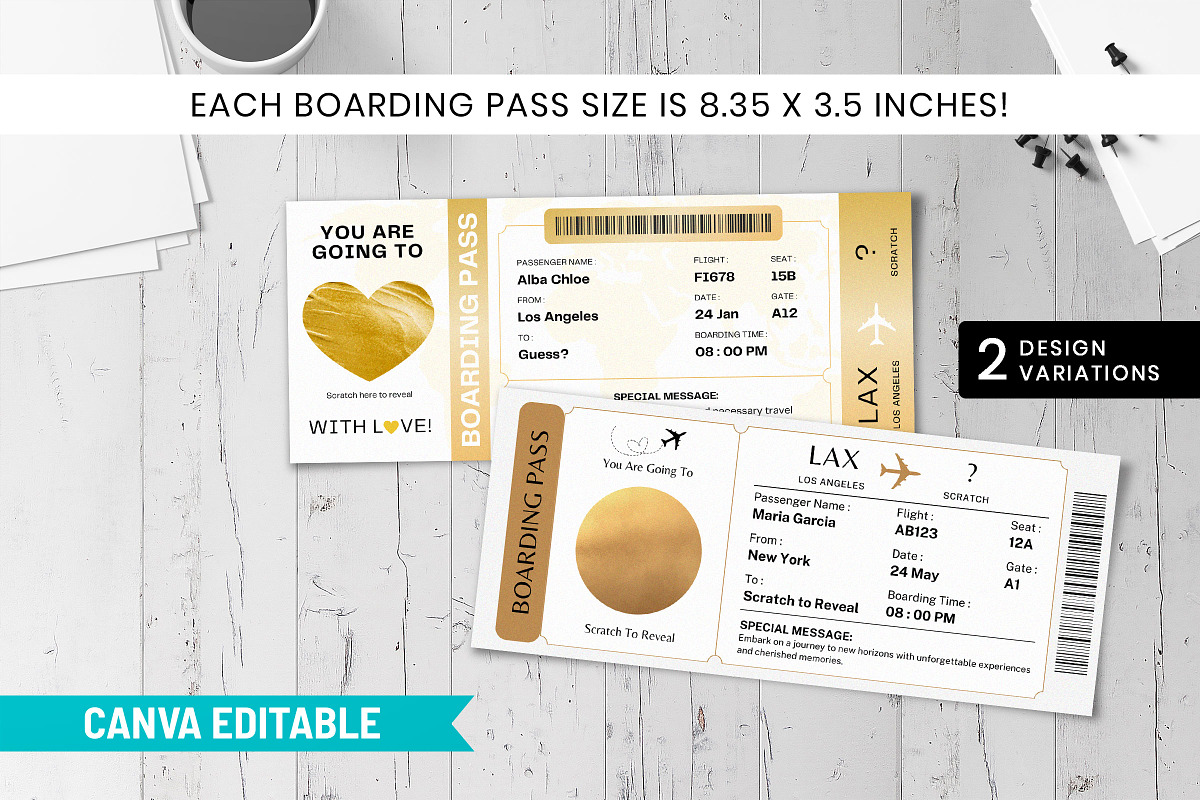 Personalized Scratch Canva Boarding, a Print Template by Snapybiz (Photo 1 of 9)