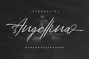 Angellina - Modern Script, a Script Font by VUNIRA (Thumbnail 1 of 6)