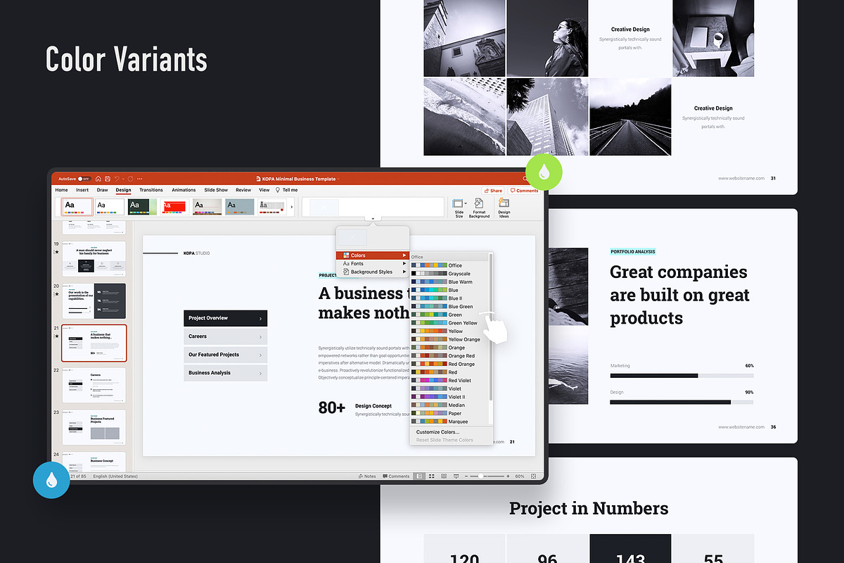 Kopa - Business Template, a Presentation Template by UDEA Store (Photo 8 of 14)