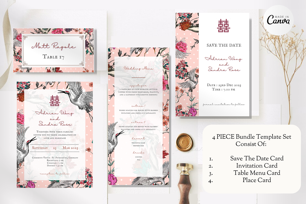 Nyonya Peranakan Wedding Invite - P3, an Invitation Template by YeeqsWedding (Photo 1 of 9)