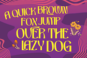 CHASLOW | Groovy Retro Font, a Font by twinstd (Thumbnail 2 of 12)