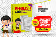 English Word Search Puzzles for Kids, a Print Template by Graphic Template (Thumbnail 1 of 3)