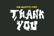 Gojocir -  Graffiti Font, a Handwritten Font by QR Design Studio (Thumbnail 6 of 6)