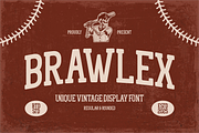 Brawlex, a Serif Font by Burntilldead (Thumbnail 1 of 12)