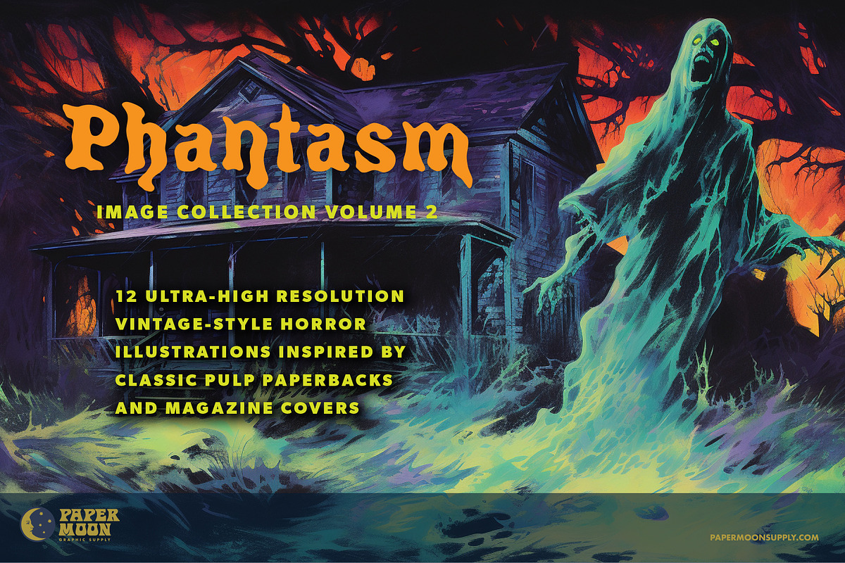 PM Phantasm Image Collection 2, an Illustration by Paper Moon Graphic Supply (Photo 1 of 3)