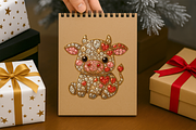 Faux Rhinestone Cow PNG, a Decorative Illustration by Craftsbeefy (Thumbnail 4 of 6)