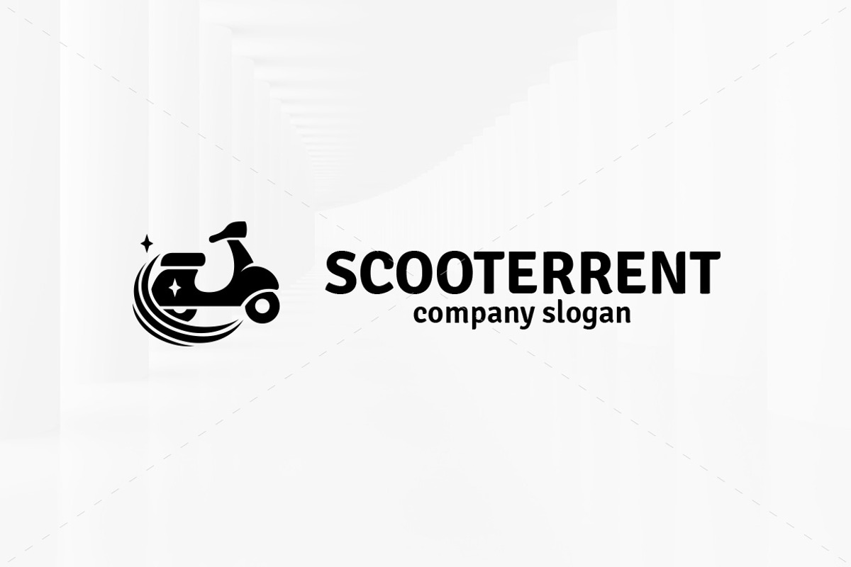 Scooter Rent Logo Template, a Branding & Logo Template by LOGOMAGINE