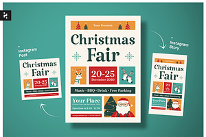 Christmas Fair Event Flyer