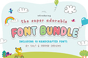 The Adorable Font Bundle (10 Fonts), a Font by Salt & Pepper Designs