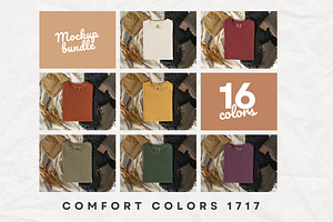 Fall Comfort Colors Mockup Bundle